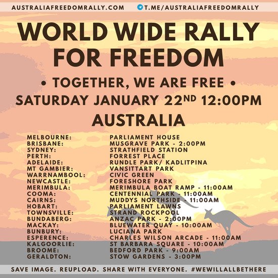 Australian Freedom Rally 2022