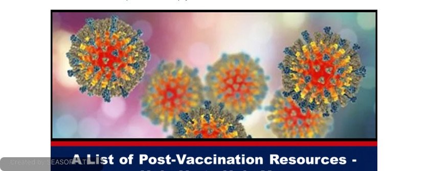 A List of Post-Vaccination Resources