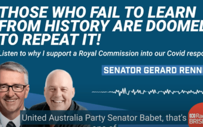 Senator Rennick Discusses Why He Supports a Royal Commission Into the Covid Response 