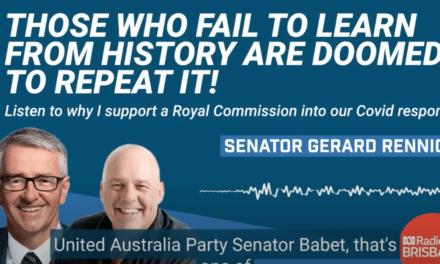 Senator Rennick Discusses Why He Supports a Royal Commission Into the Covid Response 