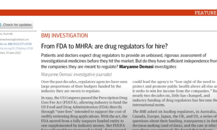 Are Drug Regulators For Hire?