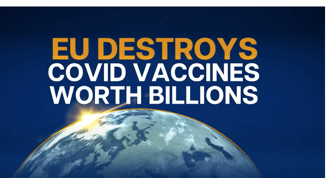 EU Destroyed $4.3 Bn Worth of Wuhan Virus Vaccines
