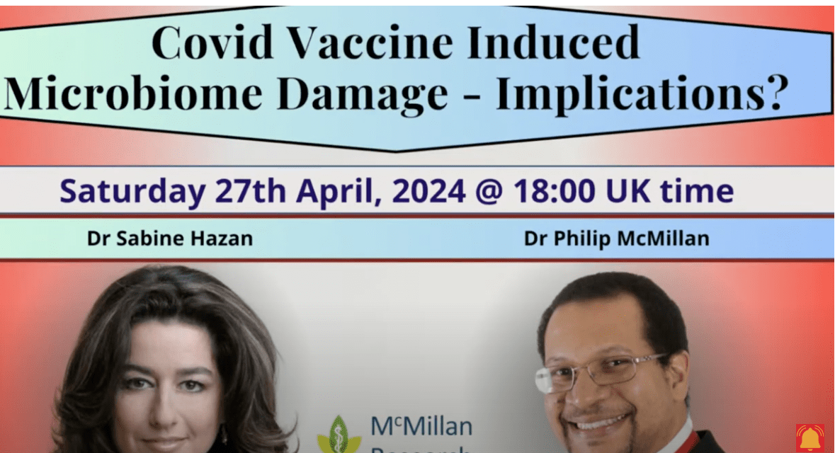 Covid Vaccine Induced Microbiome Damage